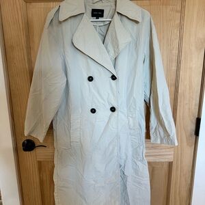 Love Tree Women's Cream Trench Coat